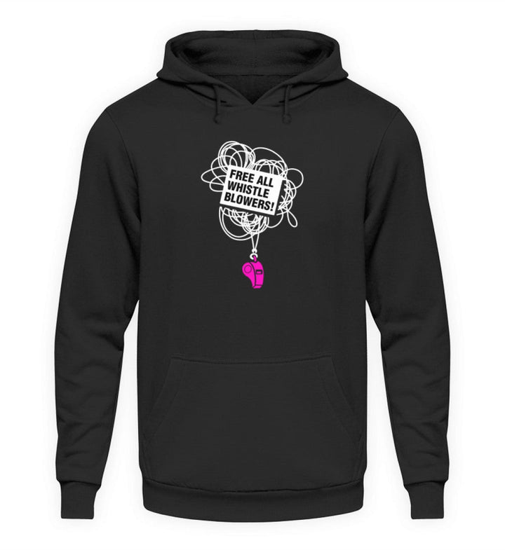 HOODIE MÄDELS • FREE ASSANGE: FREE ALL WHISTLE BLOWERS-HARLEKINSHOP