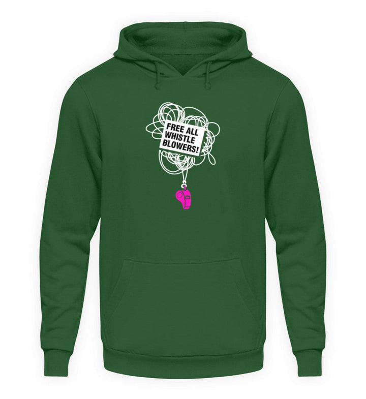 HOODIE MÄDELS • FREE ASSANGE: FREE ALL WHISTLE BLOWERS-HARLEKINSHOP