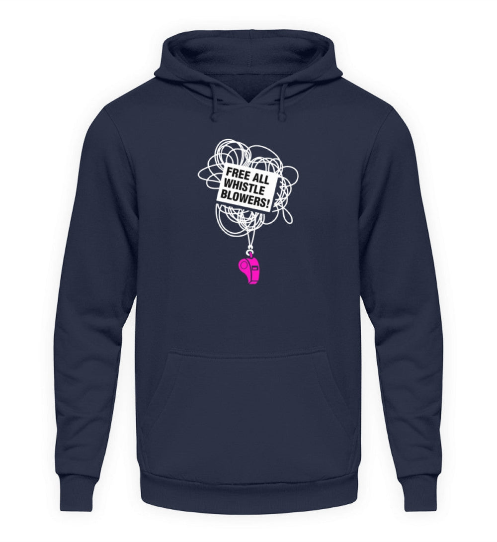 HOODIE MÄDELS • FREE ASSANGE: FREE ALL WHISTLE BLOWERS-HARLEKINSHOP