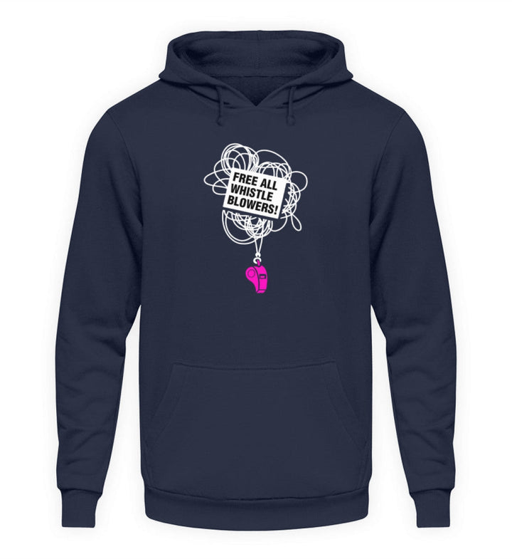 HOODIE MÄDELS • FREE ASSANGE: FREE ALL WHISTLE BLOWERS-HARLEKINSHOP