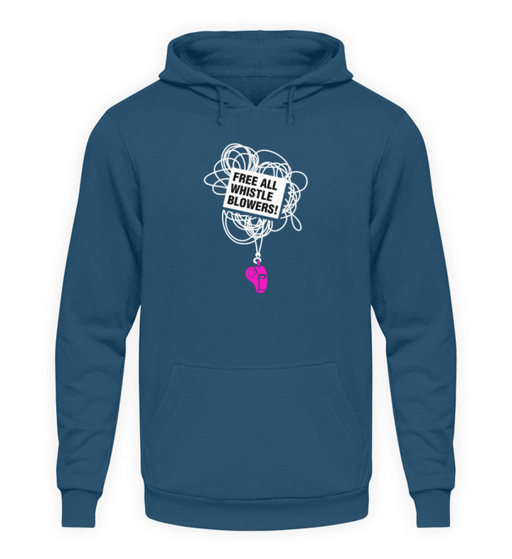 HOODIE MÄDELS • FREE ASSANGE: FREE ALL WHISTLE BLOWERS-HARLEKINSHOP