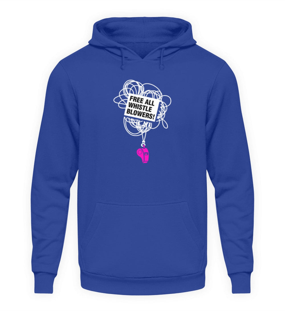 HOODIE MÄDELS • FREE ASSANGE: FREE ALL WHISTLE BLOWERS-HARLEKINSHOP