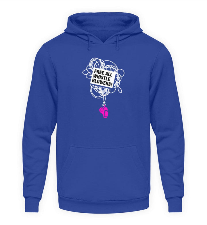 HOODIE MÄDELS • FREE ASSANGE: FREE ALL WHISTLE BLOWERS-HARLEKINSHOP