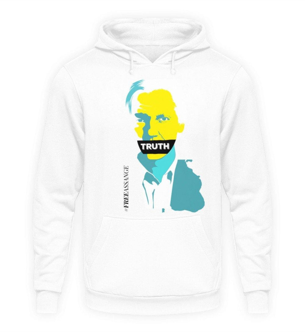 HOODIE MÄDELS • FREE ASSANGE: TRUTH - HELL-HARLEKINSHOP