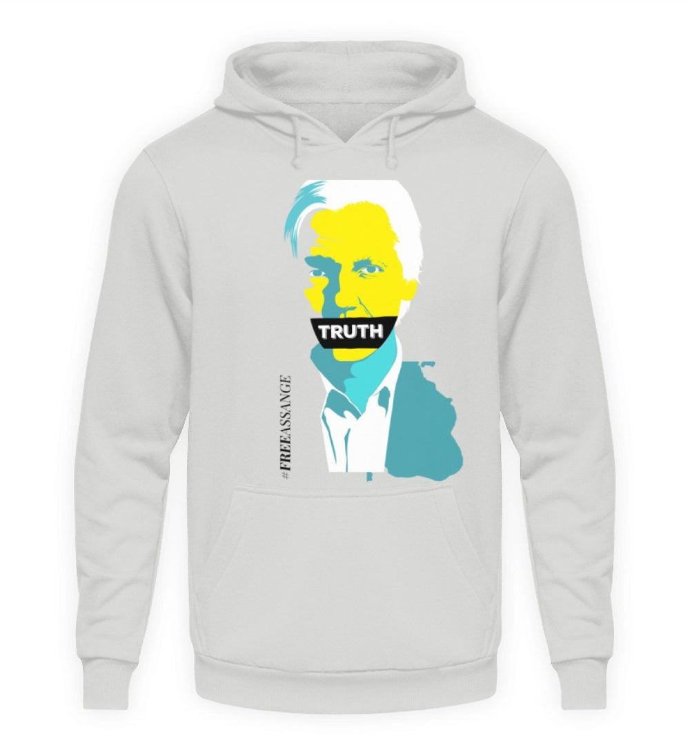 HOODIE MÄDELS • FREE ASSANGE: TRUTH - HELL-HARLEKINSHOP