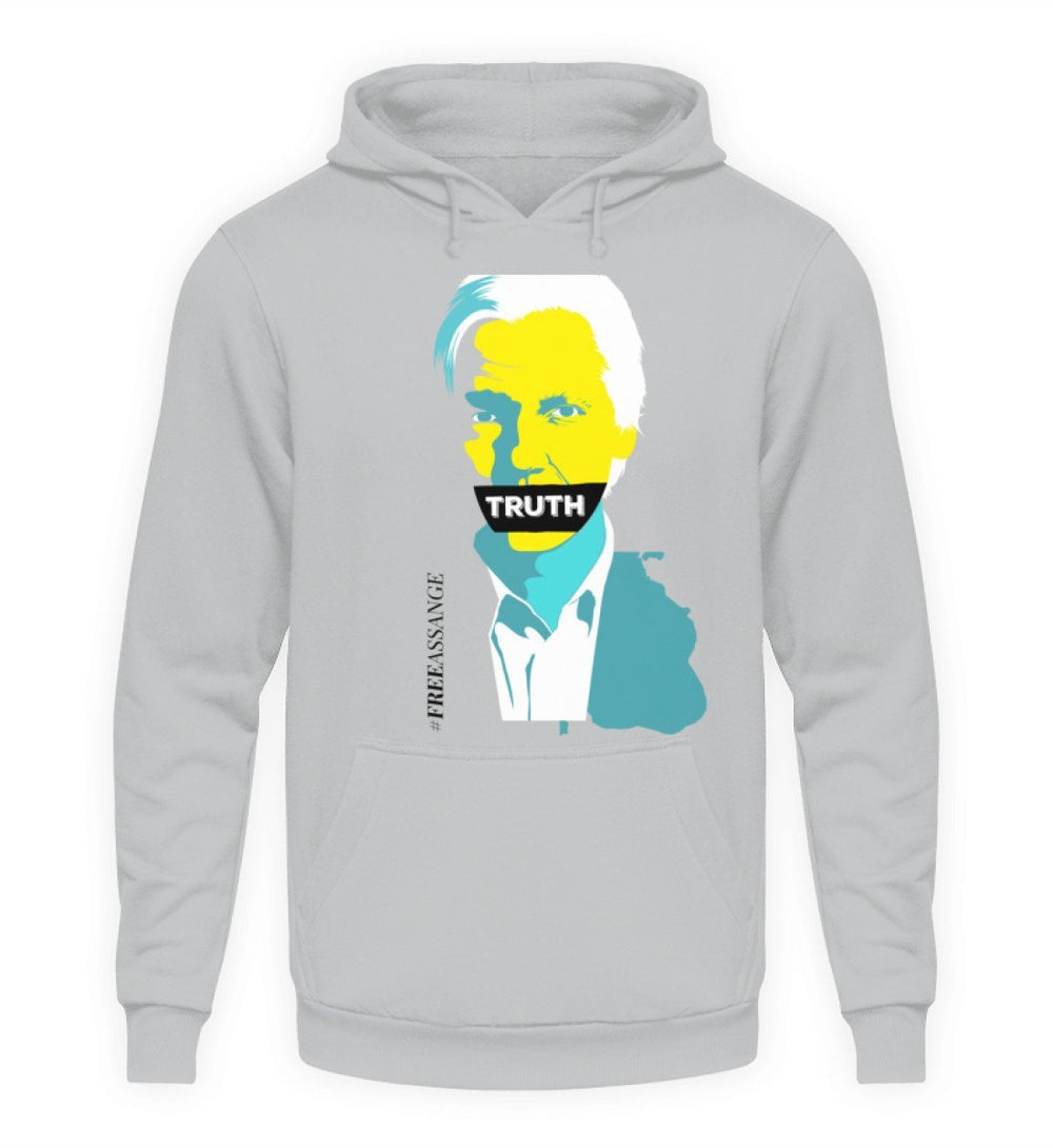 HOODIE MÄDELS • FREE ASSANGE: TRUTH - HELL-HARLEKINSHOP