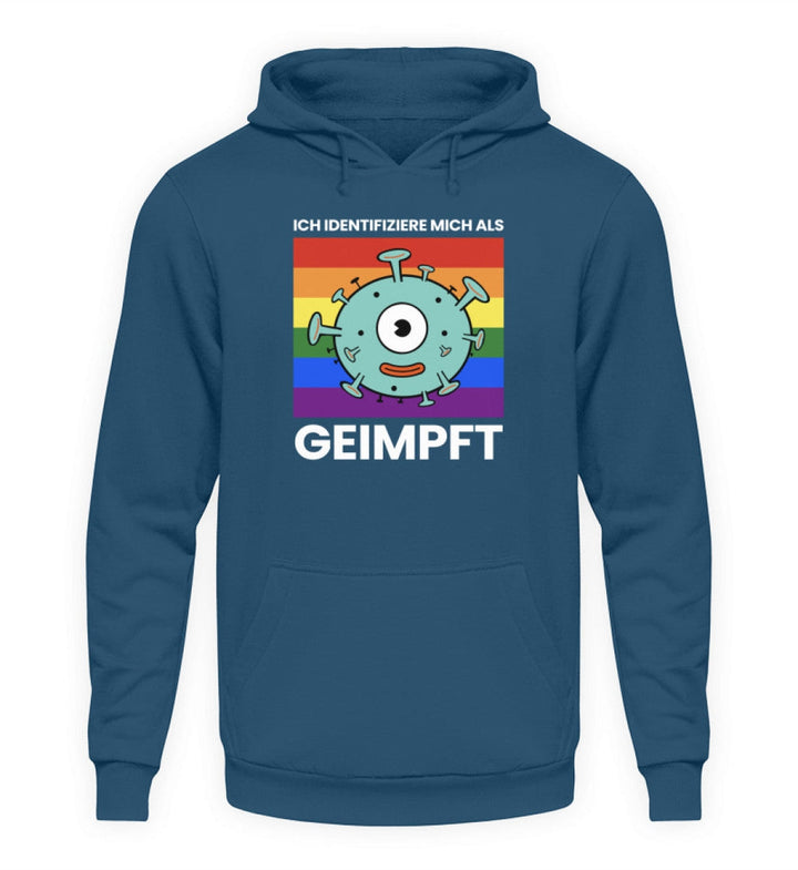 HOODIE MÄDELS • ICH IDENTIFIZIERE MICH ALS GEIMPFT-HARLEKINSHOP