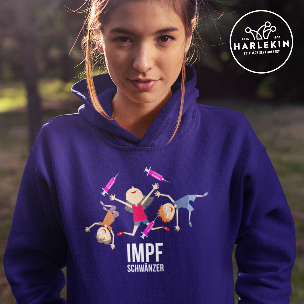 HOODIE MÄDELS • IMPFSCHWÄNZER KIDS-HARLEKINSHOP
