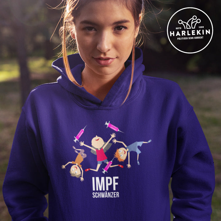HOODIE MÄDELS • IMPFSCHWÄNZER KIDS-HARLEKINSHOP