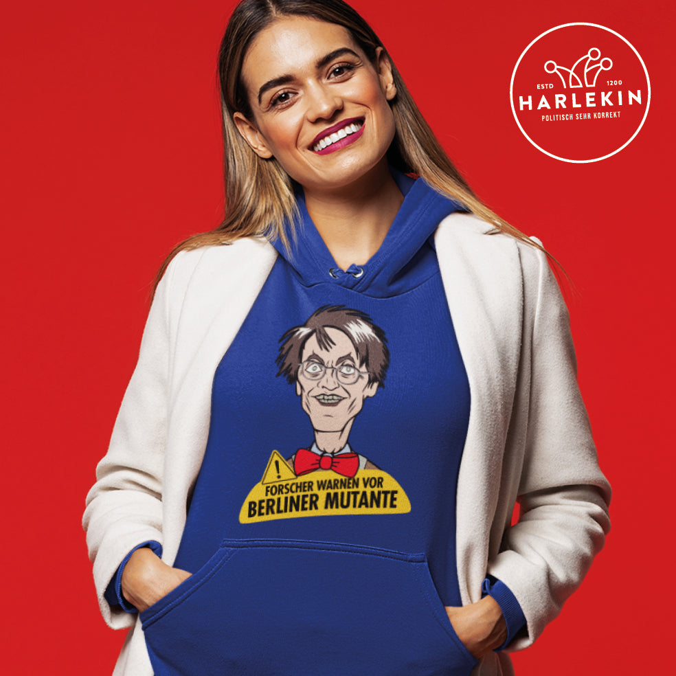 HOODIE MÄDELS • KALLE: FORSCHER WARNEN VOR BERLINER MUTANTE-HARLEKINSHOP