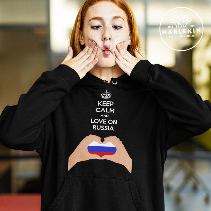 HOODIE MÄDELS • LOVE ON RUSSIA-HARLEKINSHOP