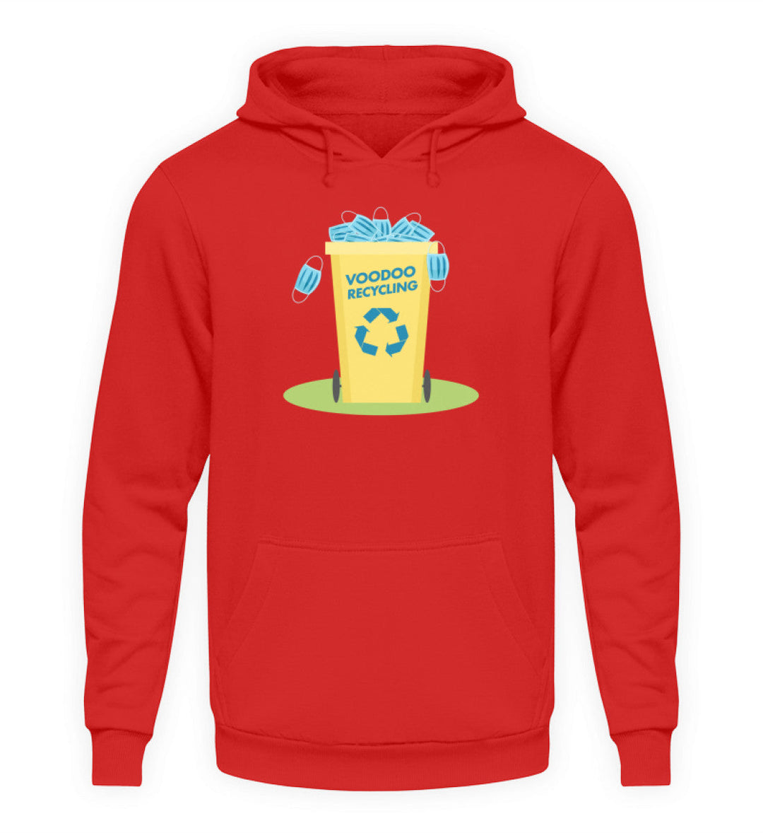 HOODIE MÄDELS • MASKEN VOODOO RECYCLING-HARLEKINSHOP