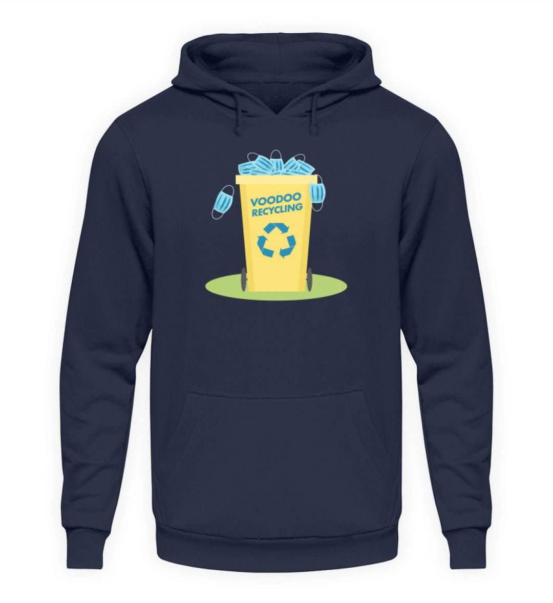 HOODIE MÄDELS • MASKEN VOODOO RECYCLING-HARLEKINSHOP