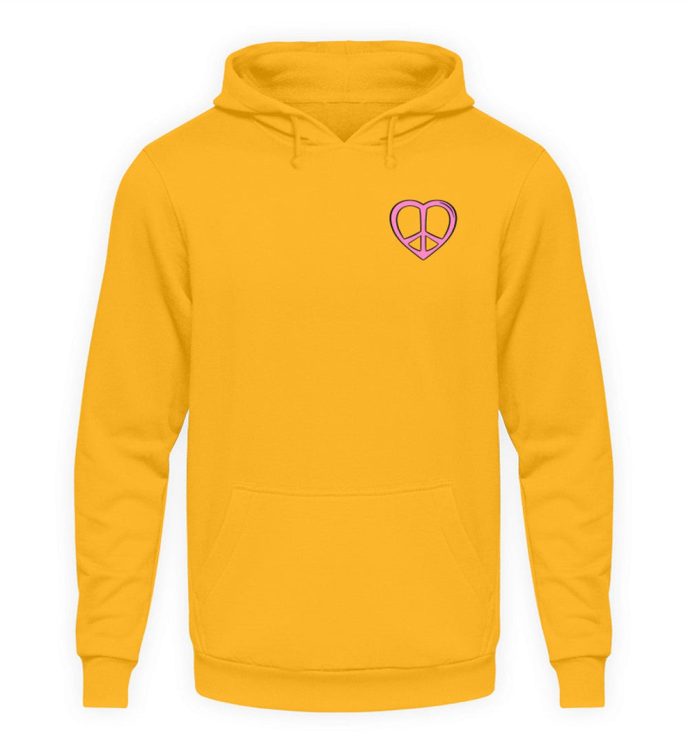 HOODIE MÄDELS • PEACE HEART-HARLEKINSHOP