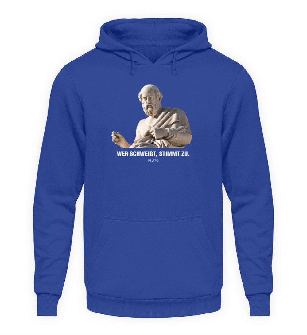 HOODIE MÄDELS • PLATO: WER SCHWEIGT STIMMT ZU-HARLEKINSHOP