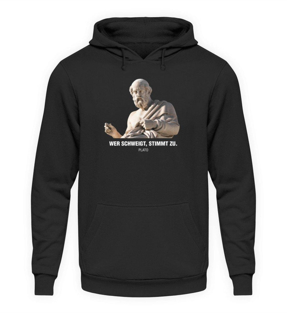 HOODIE MÄDELS • PLATO: WER SCHWEIGT STIMMT ZU-HARLEKINSHOP