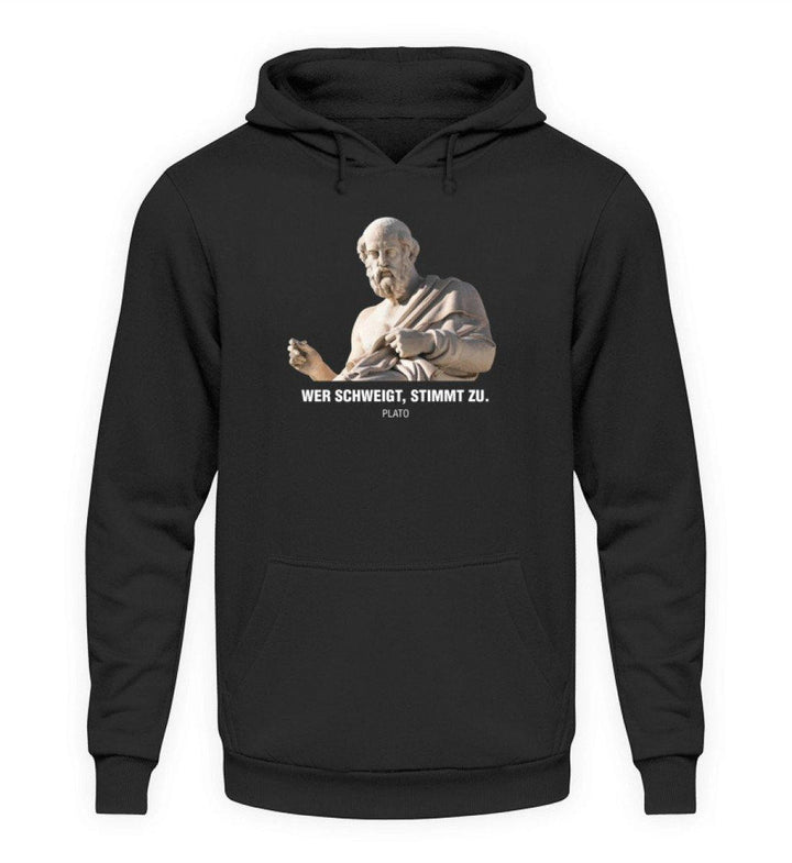 HOODIE MÄDELS • PLATO: WER SCHWEIGT STIMMT ZU-HARLEKINSHOP