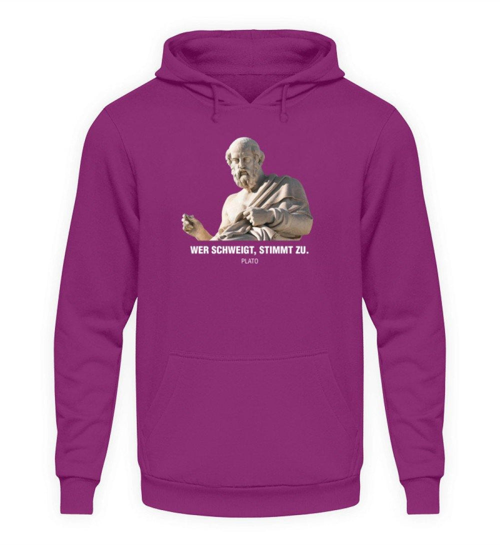 HOODIE MÄDELS • PLATO: WER SCHWEIGT STIMMT ZU-HARLEKINSHOP