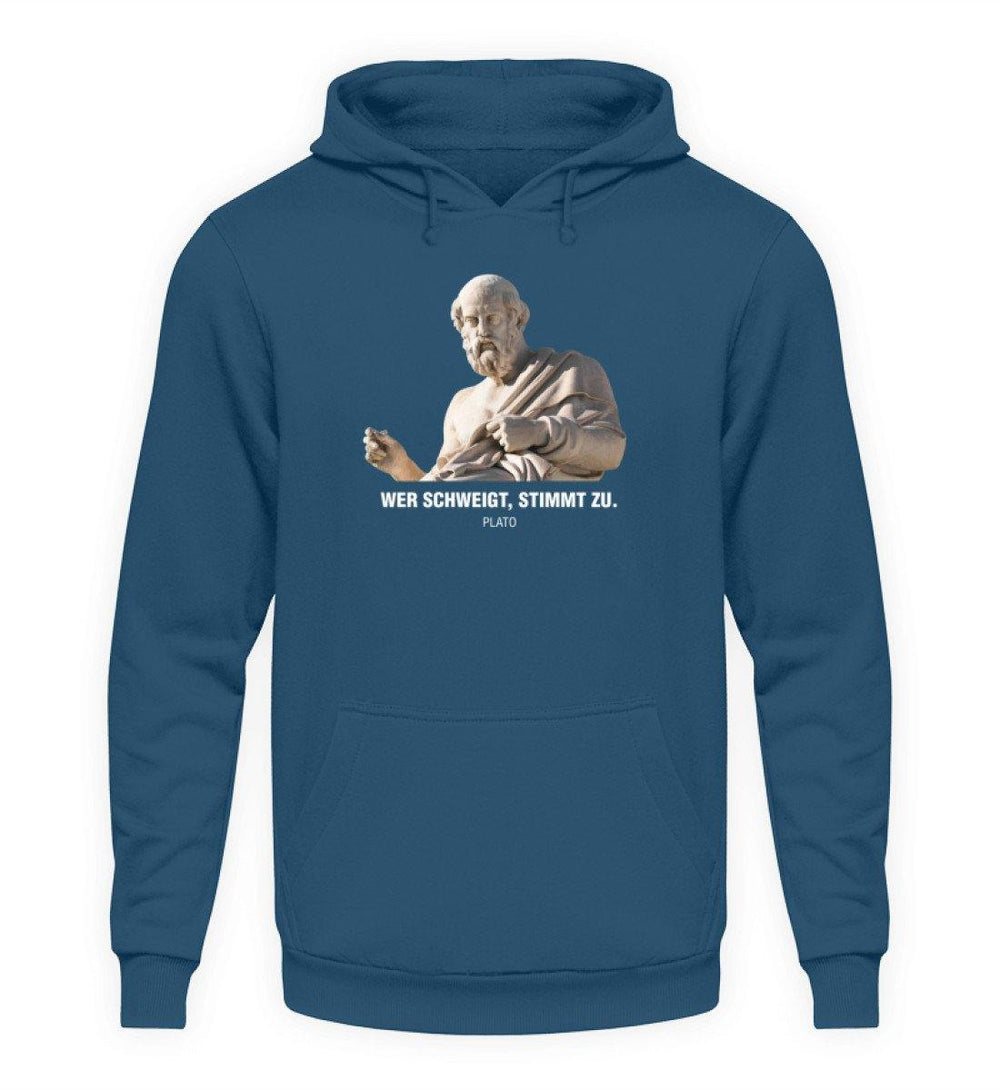 HOODIE MÄDELS • PLATO: WER SCHWEIGT STIMMT ZU-HARLEKINSHOP