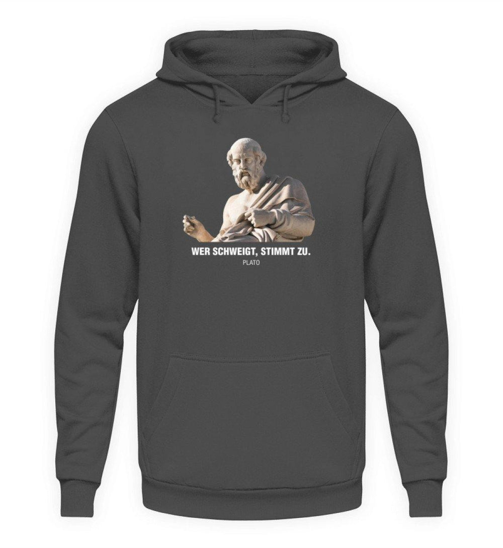 HOODIE MÄDELS • PLATO: WER SCHWEIGT STIMMT ZU-HARLEKINSHOP