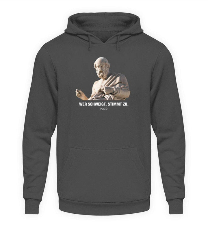 HOODIE MÄDELS • PLATO: WER SCHWEIGT STIMMT ZU-HARLEKINSHOP