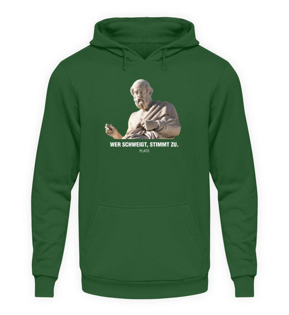 HOODIE MÄDELS • PLATO: WER SCHWEIGT STIMMT ZU-HARLEKINSHOP