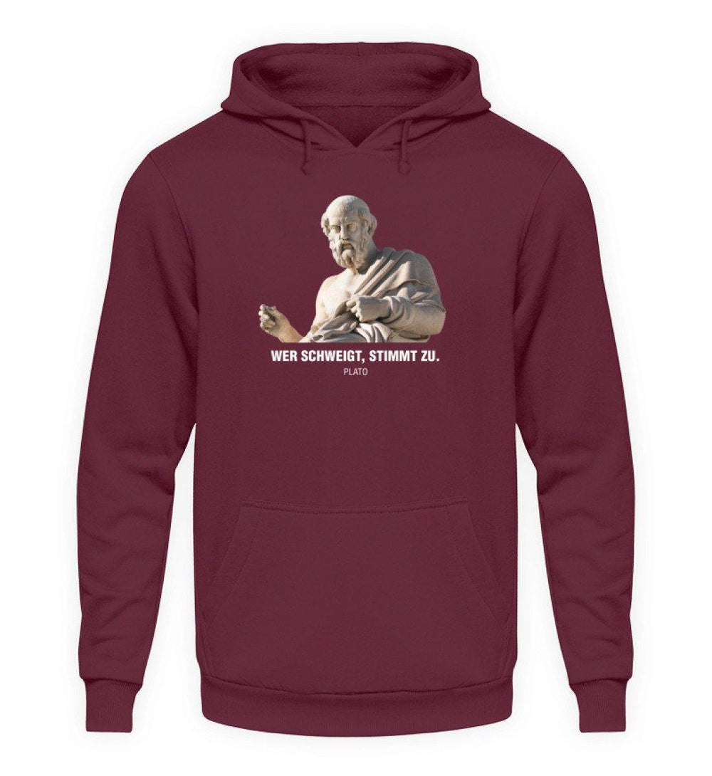 HOODIE MÄDELS • PLATO: WER SCHWEIGT STIMMT ZU-HARLEKINSHOP