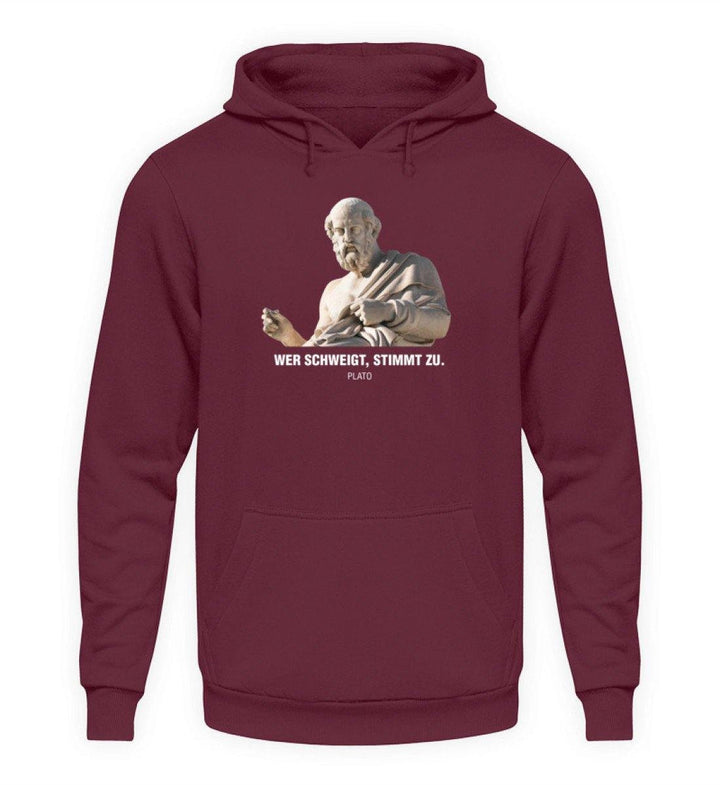 HOODIE MÄDELS • PLATO: WER SCHWEIGT STIMMT ZU-HARLEKINSHOP