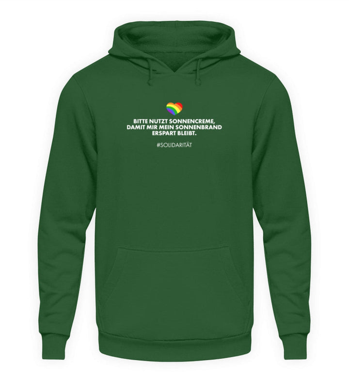 HOODIE MÄDELS • SOLIDARITÄT: SONNENCREME-HARLEKINSHOP