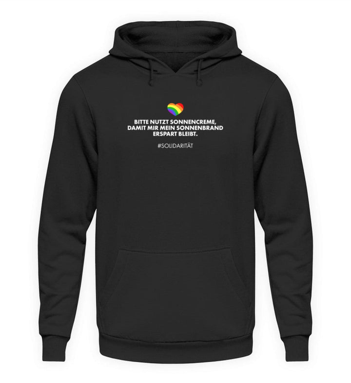 HOODIE MÄDELS • SOLIDARITÄT: SONNENCREME-HARLEKINSHOP