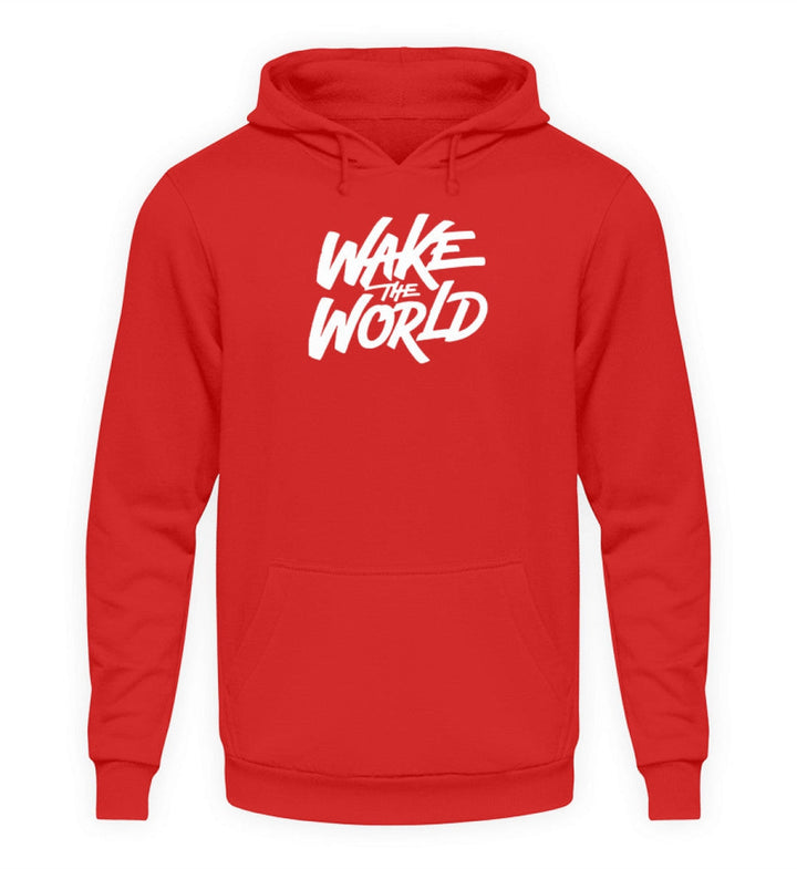 HOODIE MÄDELS • WAKE THE WORLD - DUNKEL-HARLEKINSHOP