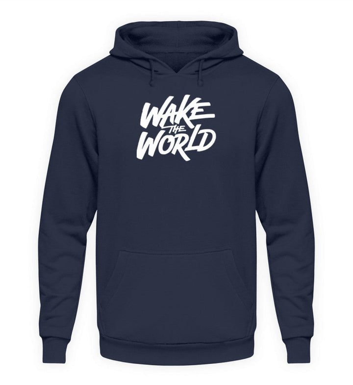 HOODIE MÄDELS • WAKE THE WORLD - DUNKEL-HARLEKINSHOP