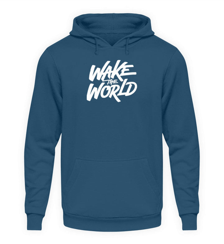 HOODIE MÄDELS • WAKE THE WORLD - DUNKEL-HARLEKINSHOP