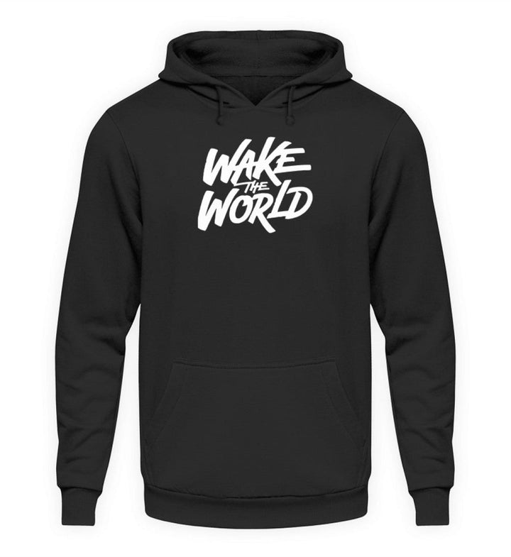HOODIE MÄDELS • WAKE THE WORLD - DUNKEL-HARLEKINSHOP