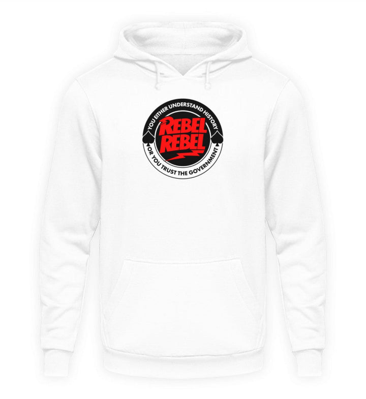 HOODIE MÄDELS • YOU EITHER UNDERSTAND HISTORY OR YOU TRUST THE GOVERNMENT-HARLEKINSHOP