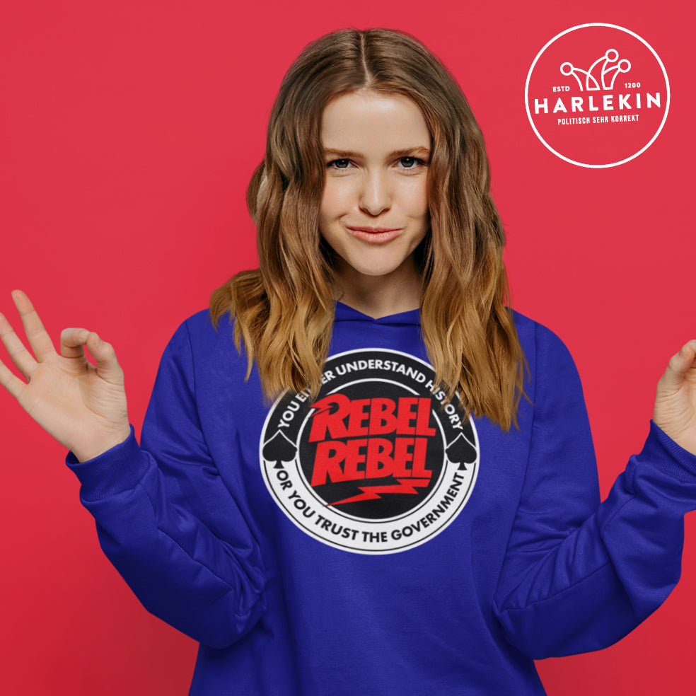 HOODIE MÄDELS • YOU EITHER UNDERSTAND HISTORY OR YOU TRUST THE GOVERNMENT-HARLEKINSHOP