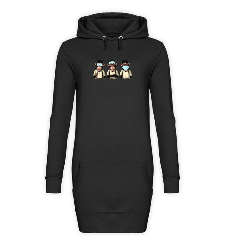 HOODIEKLEID MÄDELS • 3AFFEN 3MONKEYS-HARLEKINSHOP