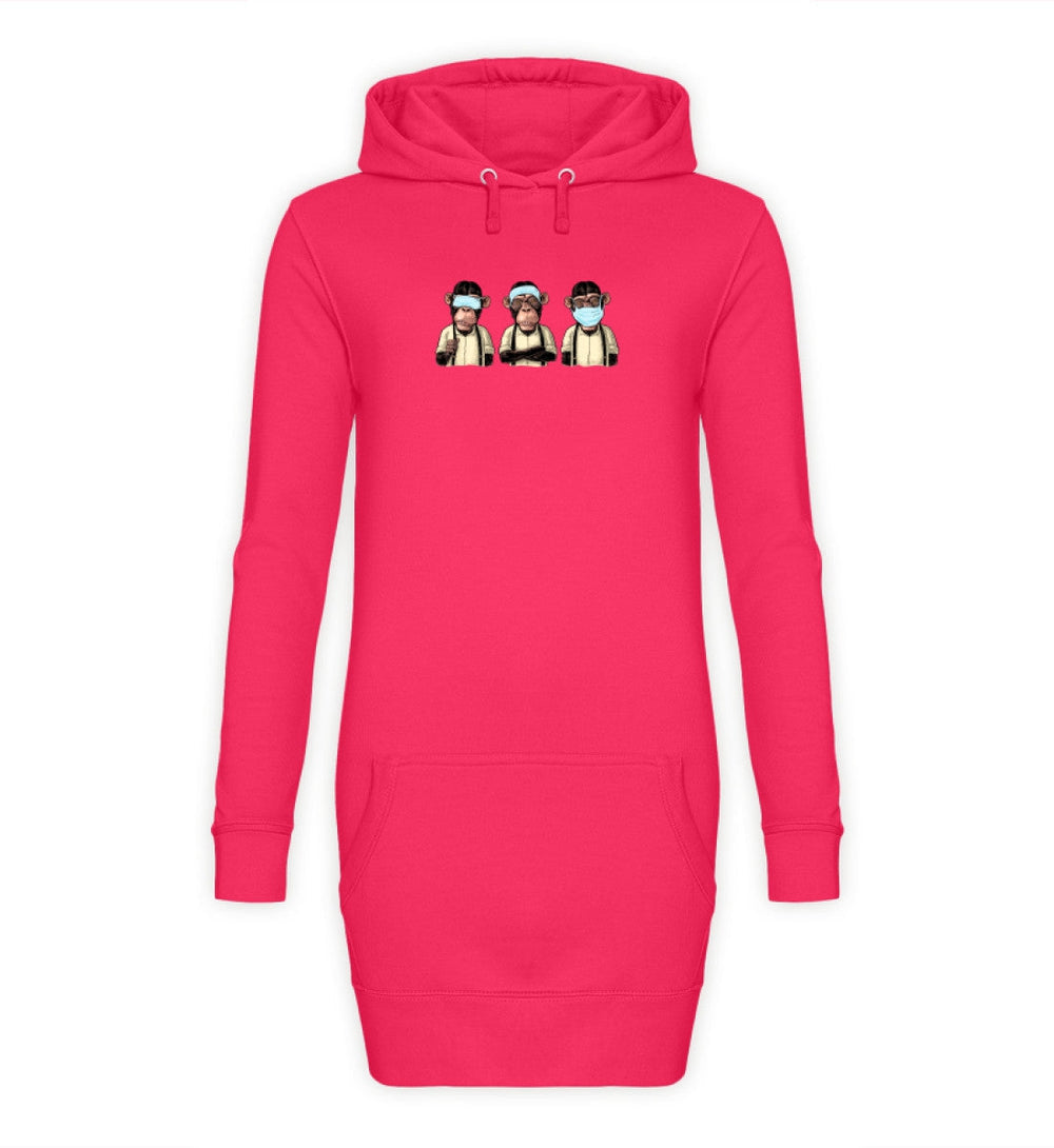 HOODIEKLEID MÄDELS • 3AFFEN 3MONKEYS-HARLEKINSHOP