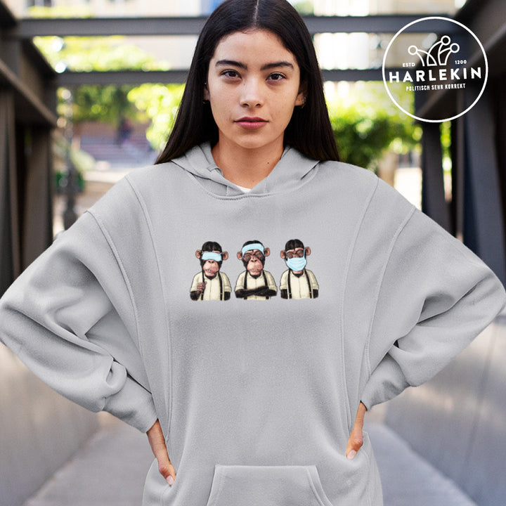 HOODIEKLEID MÄDELS • 3AFFEN 3MONKEYS-HARLEKINSHOP