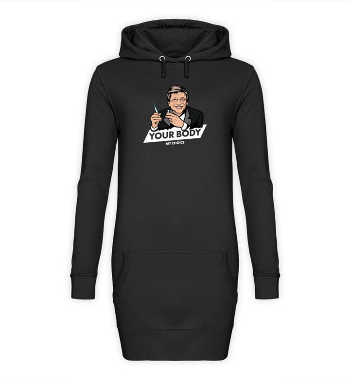 HOODIEKLEID MÄDELS • BILL: YOUR BODY MY CHOICE-HARLEKINSHOP