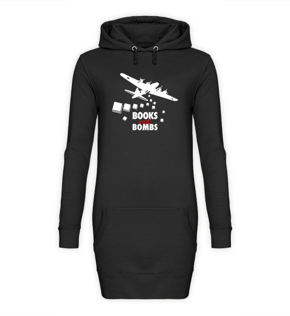 HOODIEKLEID MÄDELS • BOOKS NOT BOMBS-HARLEKINSHOP