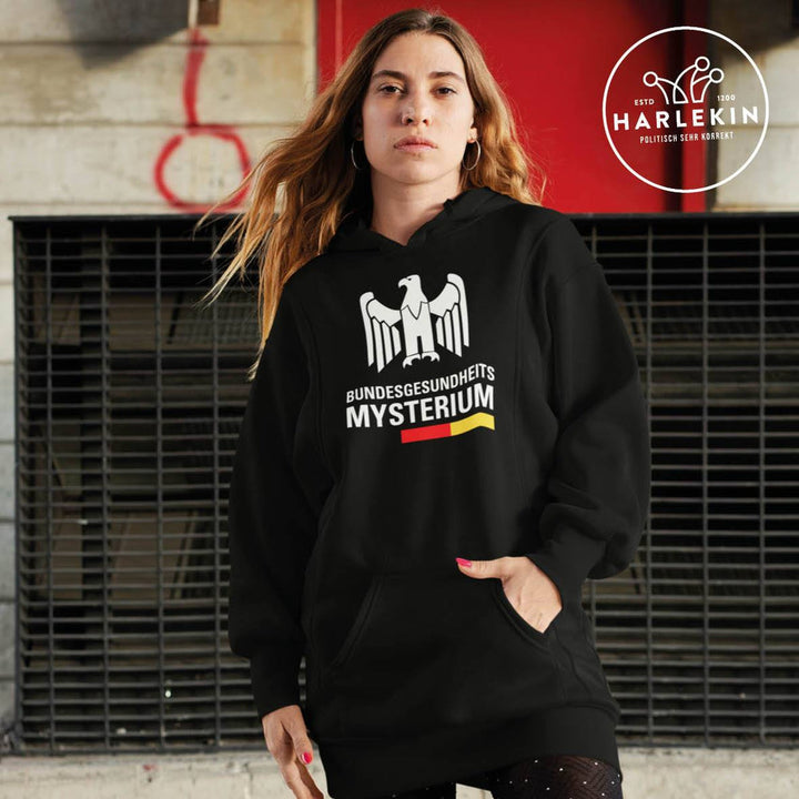 HOODIEKLEID MÄDELS • BUNDESGESUNDHEITSMYSTERIUM-HARLEKINSHOP