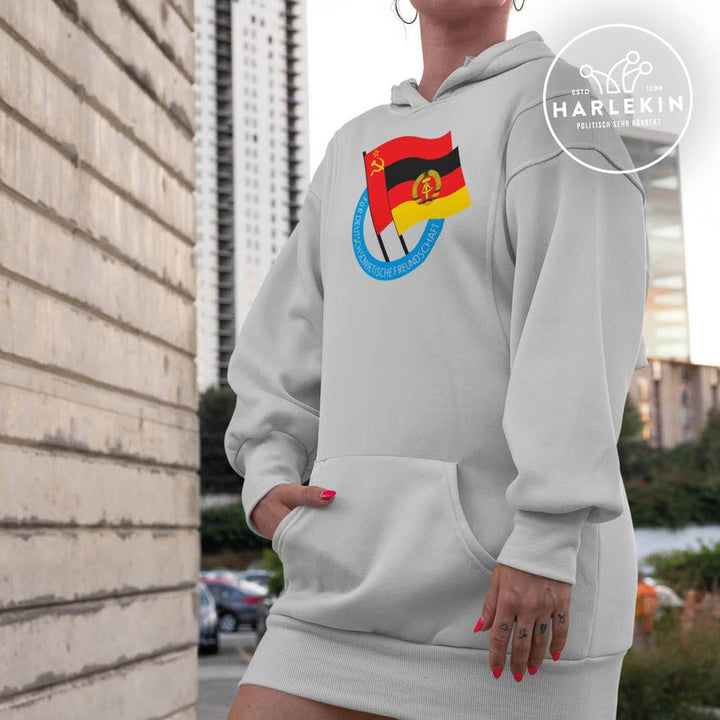 HOODIEKLEID MÄDELS • DEUTSCH SOWJETISCHE FREUNDSCHAFT-HARLEKINSHOP