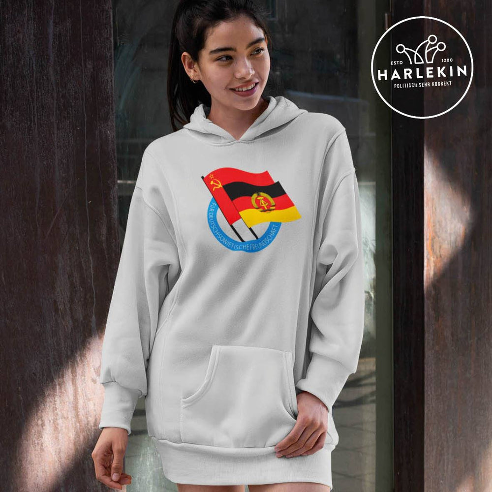 HOODIEKLEID MÄDELS • DEUTSCH SOWJETISCHE FREUNDSCHAFT-HARLEKINSHOP