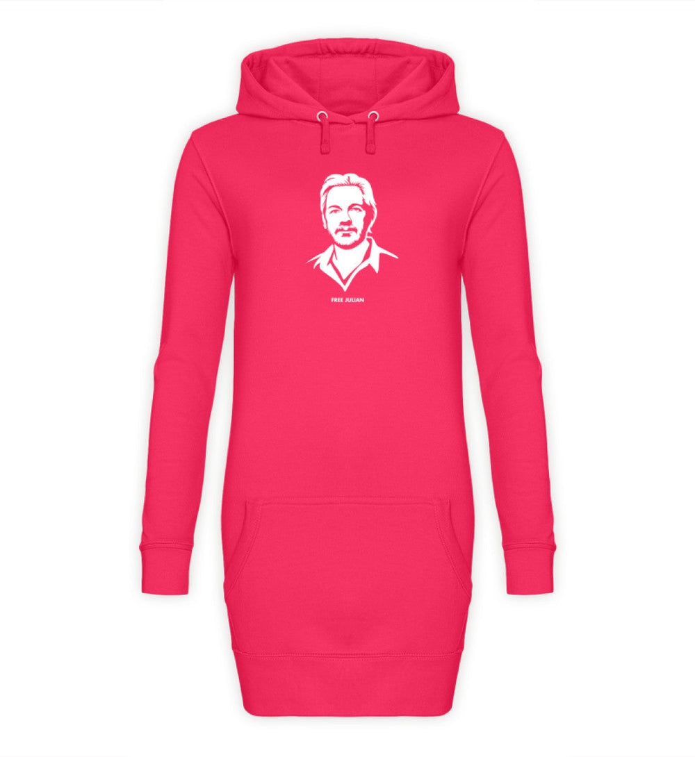 HOODIEKLEID MÄDELS • FREE ASSANGE / FREE JULIAN - DUNKEL-HARLEKINSHOP