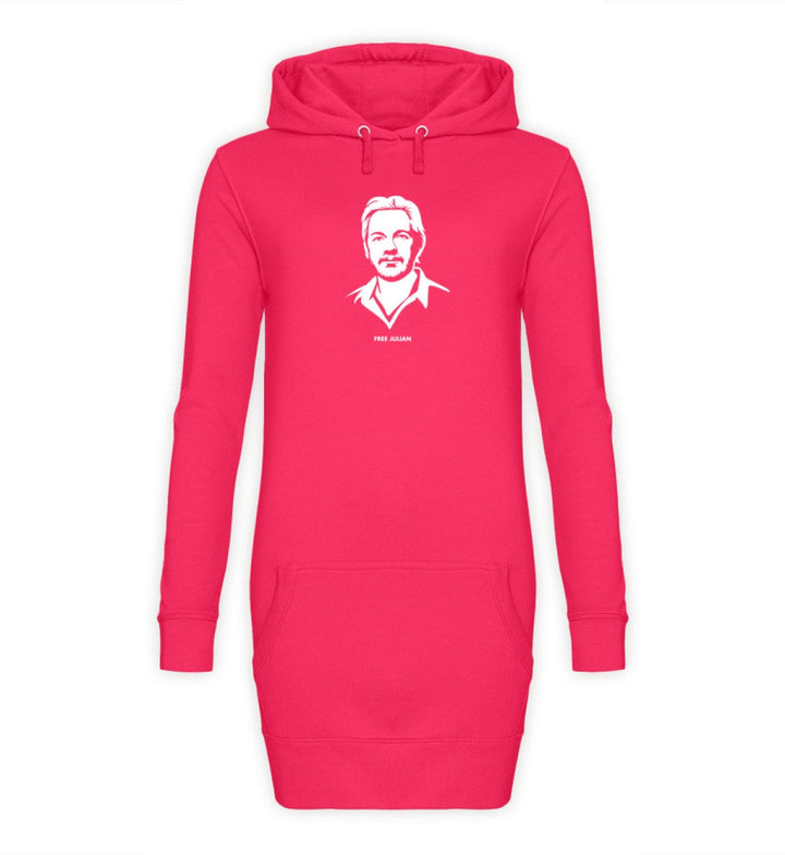 HOODIEKLEID MÄDELS • FREE ASSANGE / FREE JULIAN - DUNKEL-HARLEKINSHOP