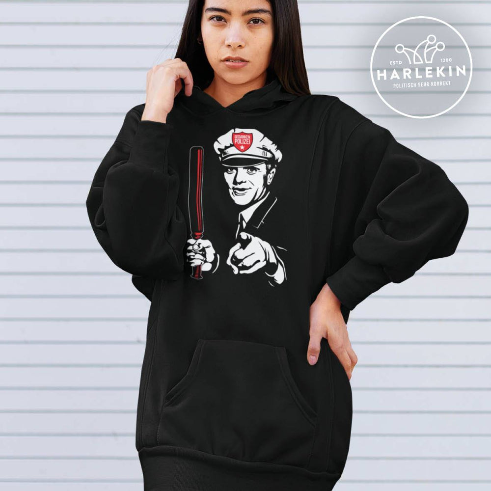 HOODIEKLEID MÄDELS • GEDANKENPOLIZEI / GEDANKENVERBRECHER-HARLEKINSHOP