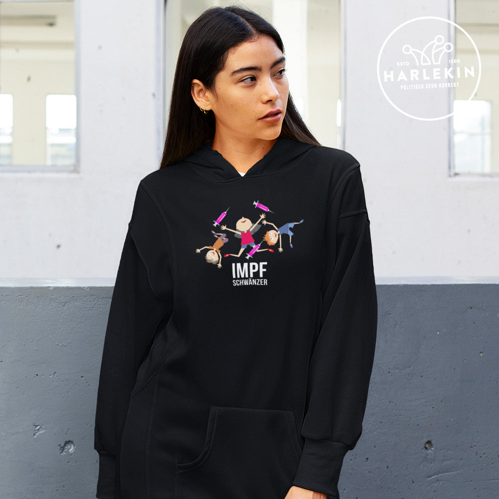 HOODIEKLEID MÄDELS • IMPFSCHWÄNZER KIDS-HARLEKINSHOP