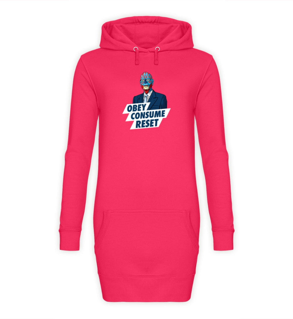HOODIEKLEID MÄDELS • KLAUS: OBEY CONSUME RESET-HARLEKINSHOP