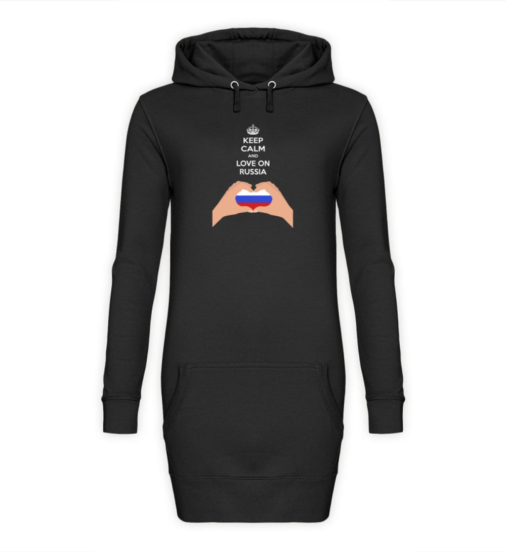 HOODIEKLEID MÄDELS • LOVE ON RUSSIA-HARLEKINSHOP